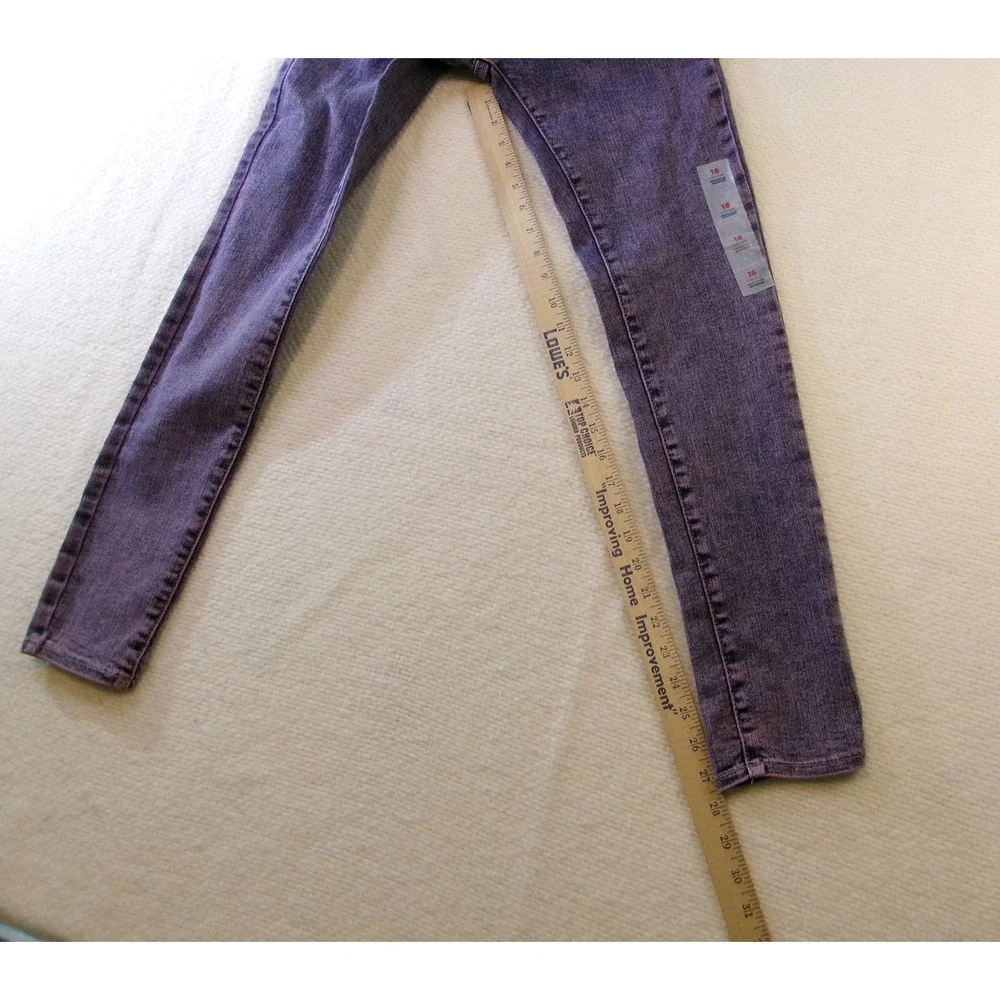 Old Navy‎ Kids Purple Rockstar Jeggings High Rise 360 Stretch Jeans Size 16 NWT